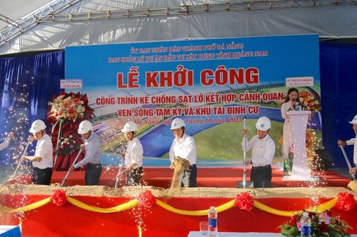 Đà Nẵng khởi động dự án chống sạt lở gần 500 tỷ đồng ở Tam Kỳ
