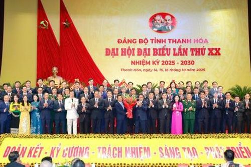 Hơn 20 bí thư xã, phường trúng cử BCH Đảng bộ tỉnh Thanh Hóa nhiệm kỳ 2025-2030