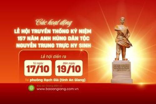 Các hoạt động lễ hội truyền thống kỷ niệm 157 năm Anh hùng dân tộc Nguyễn Trung Trực hy sinh (1868 - 2025)