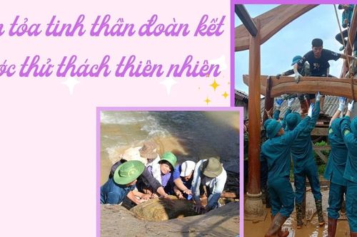 Lan tỏa tinh thần đoàn kết trước thử thách thiên nhiên