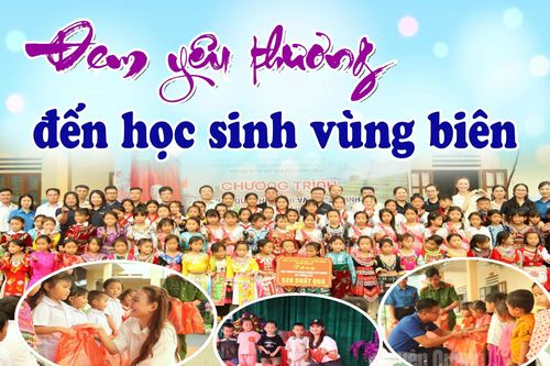 Đem yêu thương đến học sinh vùng biên