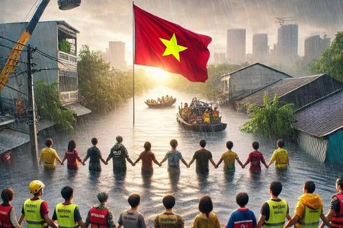Tinh thần Phật giáo trong bão lũ