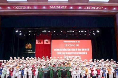 Dấu ấn Công an Thủ đô trong sắp xếp lại tổ chức, bộ máy