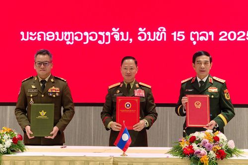 Việt Nam - Lào - Campuchia khẳng định quyết tâm tăng cường hợp tác quốc phòng