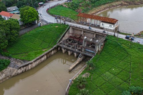 Hiện trạng vị trí xây công trình chống ngập lớn nhất Hà Nội