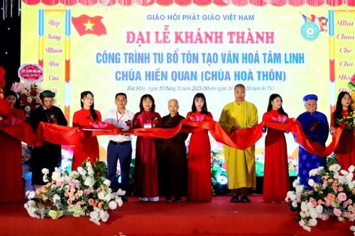 Chùa Hòa Thôn - điểm sáng văn hóa, tâm linh vùng Hát Môn