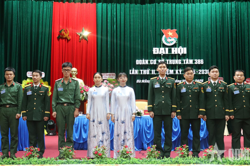 Đoàn cơ sở Trung tâm 386 tổ chức Đại hội nhiệm kỳ 2025 - 2030