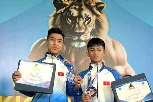 Quảng Ngãi có 2 vận động viên đoạt huy chương tại Cúp Kickboxing thế giới