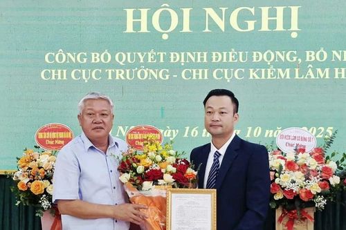Hà Nội có tân Chi cục trưởng Chi cục Kiểm lâm