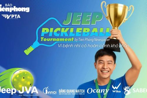 Những giải thưởng hấp dẫn chờ đón các vận động viên tại Giải JEEP Pickleball Tournament by Tien Phong Newspaper