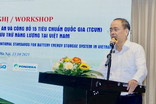 Công bố 15 TCVN về hệ thống pin lưu trữ năng lượng: Thúc đẩy chuyển dịch xanh, bảo đảm an ninh năng lượng
