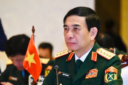Bộ trưởng Quốc phòng ba nước chứng kiến diễn tập cứu hộ, cứu nạn chung