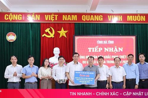 Doanh nghiệp Xuân Trường hỗ trợ Hà Tĩnh 1 tỷ đồng khắc phục hậu quả mưa bão