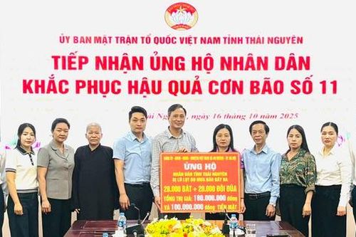 Hội LHPN Thái Nguyên huy động 706 triệu đồng và 1 tấn gạo, hỗ trợ hơn 500 hộ vùng lũ