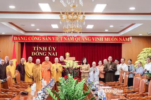 Ban Trị sự Giáo hội Phật giáo Việt Nam tỉnh Đồng Nai chúc mừng thành công Đại hội Đảng bộ tỉnh lần thứ I