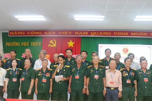 Hội Cựu chiến binh phường Phú Thủy phấn đấu 95% cơ sở hội đạt vững mạnh toàn diện