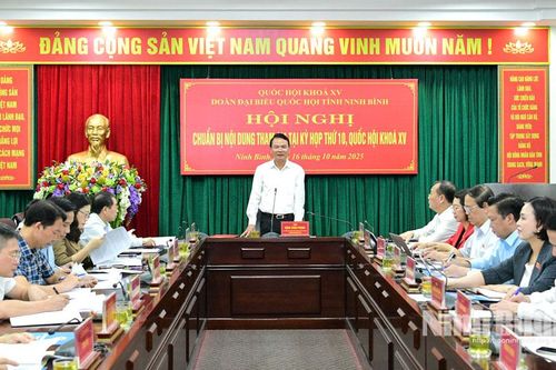 Đoàn đại biểu Quốc hội tỉnh chuẩn bị các nội dung tham gia Kỳ họp thứ 10, Quốc hội khóa XV