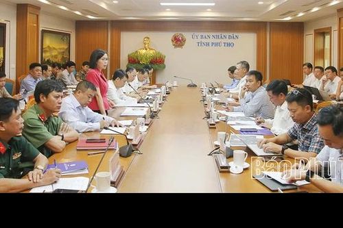 Phó Chủ tịch UBND tỉnh Phùng Thị Kim Nga làm việc với Tổng Công ty Truyền tải điện Quốc gia