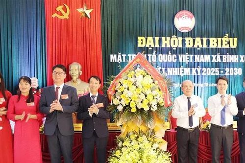 Đại hội đại biểu MTTQ xã Bình Xuyên, nhiệm kỳ 2025-2030
