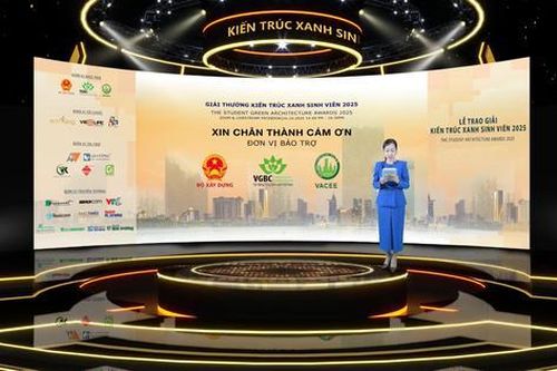 Gần 100 đồ án tham gia giải thưởng Kiến trúc xanh sinh viên 2025
