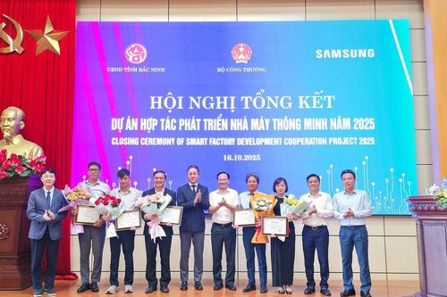 Samsung Việt Nam tổng kết dự án hỗ trợ phát triển nhà máy thông minh tại phía Bắc