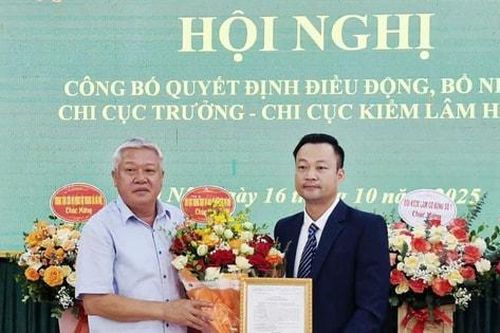 Ông Lê Xuân Thắng được bổ nhiệm giữ chức Chi cục trưởng Chi cục Kiểm lâm Hà Nội