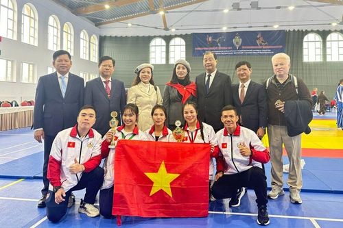 Thể thao Công an nhân dân Việt Nam giành HCV võ thuật ở Nga