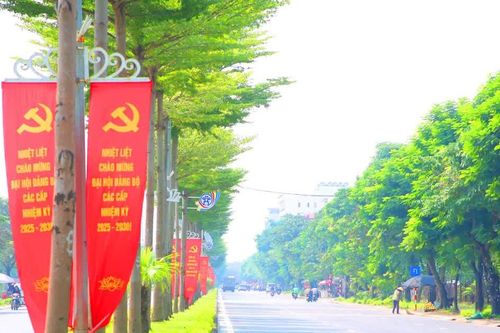 Hà Nội trong sắc cờ hoa chào mừng Đại hội Đảng bộ TP Hà Nội lần thứ XVIII