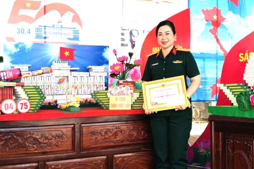 Thiếu tá QNCN Phạm Nguyễn Phúc Vân - nữ quân nhân năng động, nhiệt huyết