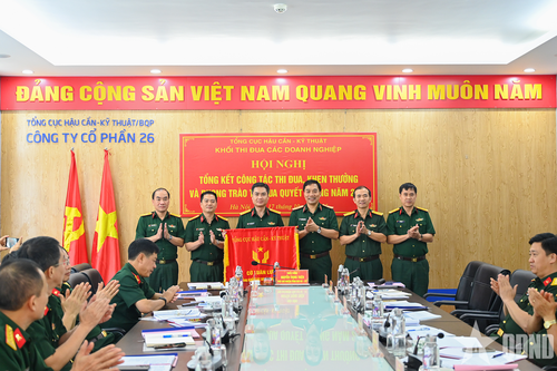 Khối thi đua các doanh nghiệp Tổng cục Hậu cần-Kỹ thuật thực hiện tốt công tác thi đua, khen thưởng