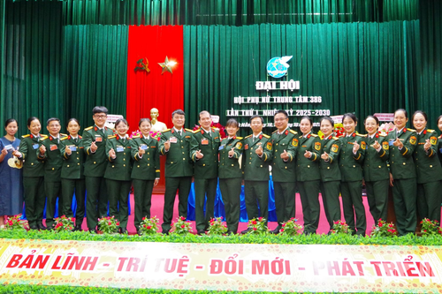 Hội Phụ nữ Trung tâm 386 (Bộ tư lệnh 86) tổ chức Đại hội nhiệm kỳ 2025-2030