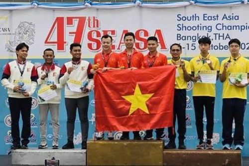Tuyển Việt Nam dẫn đầu Giải vô địch Bắn súng Đông Nam Á 2025