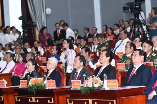 Bí thư Thành ủy TPHCM Trần Lưu Quang dự và chỉ đạo Đại hội đại biểu Đảng bộ tỉnh Cà Mau lần thứ I