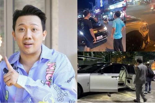 Bentley giá 20 tỷ của Trấn Thành va chạm với Mitsubishi 'nát đầu'