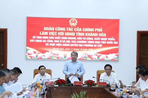 Bộ trưởng Bộ Tư pháp Nguyễn Hải Ninh: Khánh Hòa cần phát huy lợi thế, tăng tốc đầu tư công