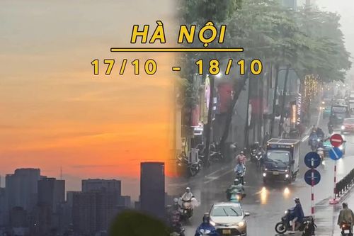 Cuối tuần Hà Nội sáng mưa rào, ngày nắng