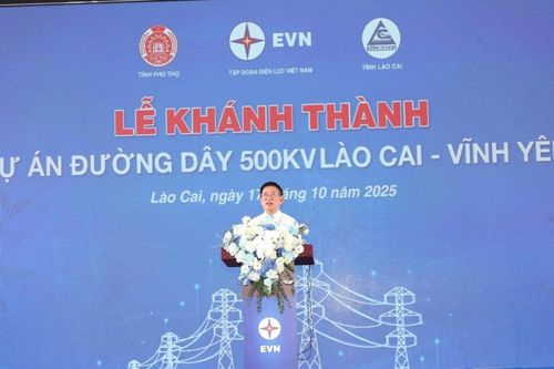 Khánh thành Dự án đường dây 500kV Lào Cai - Vĩnh Yên