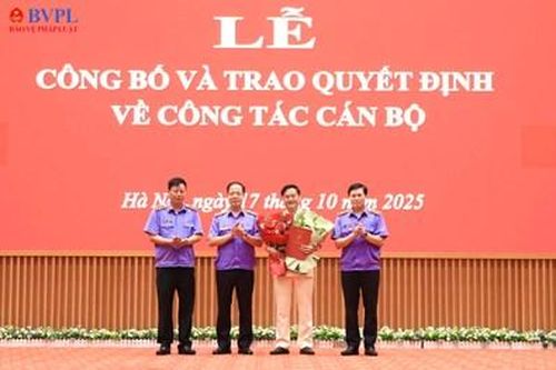 Bổ nhiệm Phó Thủ trưởng Cơ quan điều tra VKSND tối cao