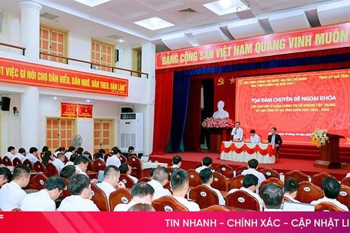 Phát huy vai trò trung tâm đào tạo, bồi dưỡng cán bộ ở Hà Tĩnh