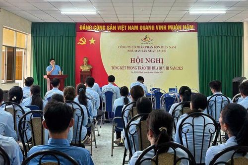 Nhà máy Bao bì Phân bón Miền Nam tổng kết phong trào thi đua quý III