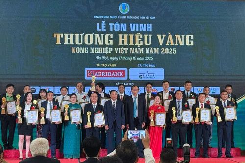 Tôn vinh 90 sản phẩm 'Thương hiệu Vàng nông nghiệp Việt Nam năm 2025'