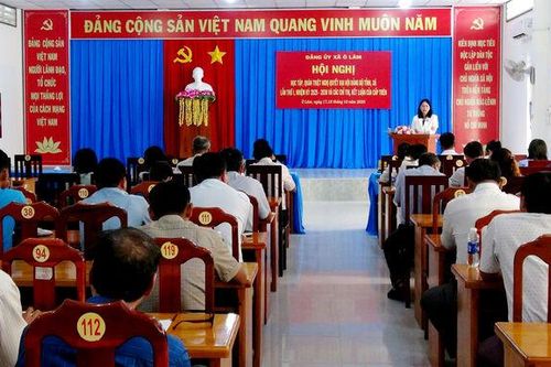 Các địa phương tổ chức triển khai học tập, quán triệt Nghị quyết Đại hội Đảng bộ tỉnh, xã