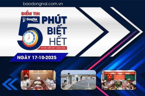 Điểm tin '5 phút biết hết' sáng 17-10: Rà soát, đảm bảo tiến độ giải ngân vốn đầu tư khoa học, công nghệ, đổi mới sáng tạo