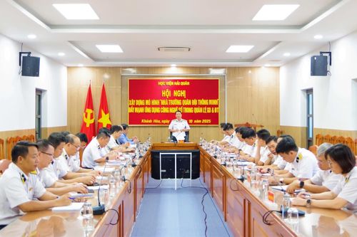 Học viện Hải quân tổ chức hội nghị xây dựng mô hình 'Nhà trường Quân đội thông minh'