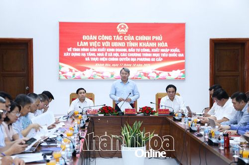 Khánh Hòa cần triệt để áp dụng cơ chế, chính sách đặc thù, đặc biệt để đột phá phát triển