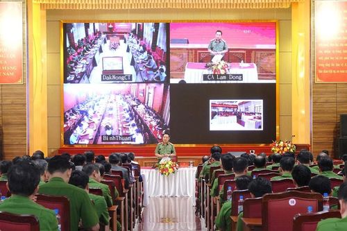 Công an tỉnh Lâm Đồng đối thoại với lực lượng Công an cấp xã