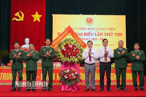 Đại hội đại biểu Hội Cựu chiến binh các xã, phường, nhiệm kỳ 2025-2030