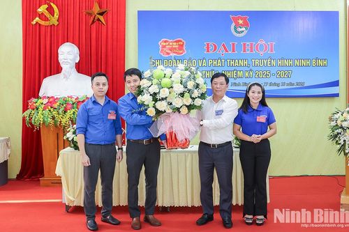 Đại hội Chi đoàn Báo và phát thanh, truyền hình Ninh Bình lần thứ I, nhiệm kỳ 2025-2027