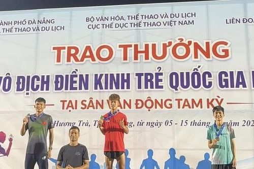 Phú Thọ giành 2 Huy chương Vàng ở Giải vô địch điền kinh trẻ quốc gia