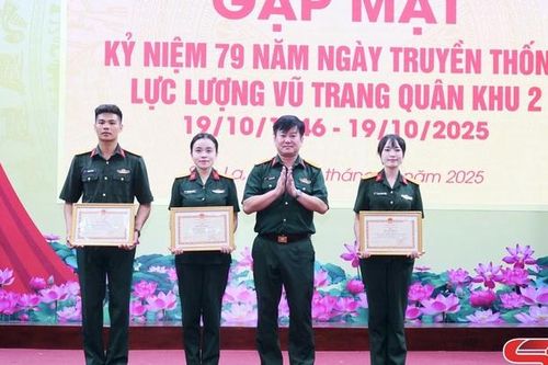Gặp mặt kỷ niệm 79 năm Ngày truyền thống Lực lượng vũ trang Quân khu 2